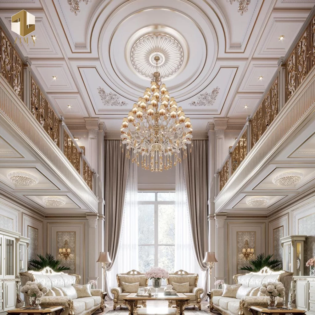 طراحی دکوراسیون کلاسیک پروژه6